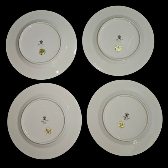 Treasure Chest Lenore No. 7001 Japan 7.75" Salad Plates Set of 4 Floral Vintage - Picture 6 of 6